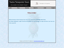 Tablet Screenshot of nativenewportertours.com